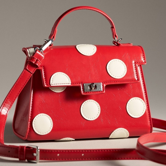 Melie Bianco Handbags - NEW Melie Bianco Polka Dot Handbag